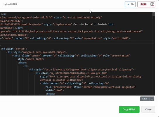 Link checker listing every URL with inline UTM edit